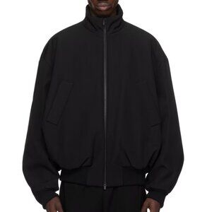 Fear of God Weighted Twill Bomber Jacket - Black - XS